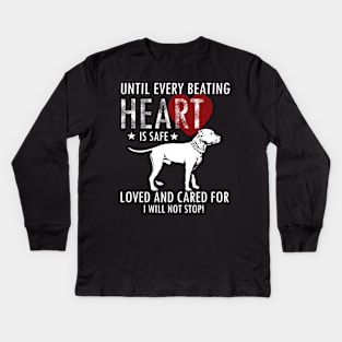 Until Every Beating Kids Long Sleeve T-Shirt